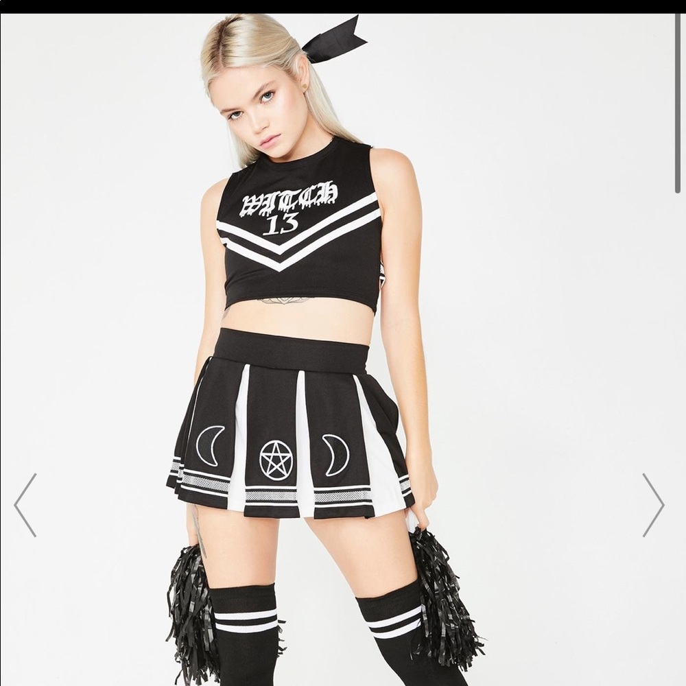 Dolls Kill Coven Chearleader Halloween Costume